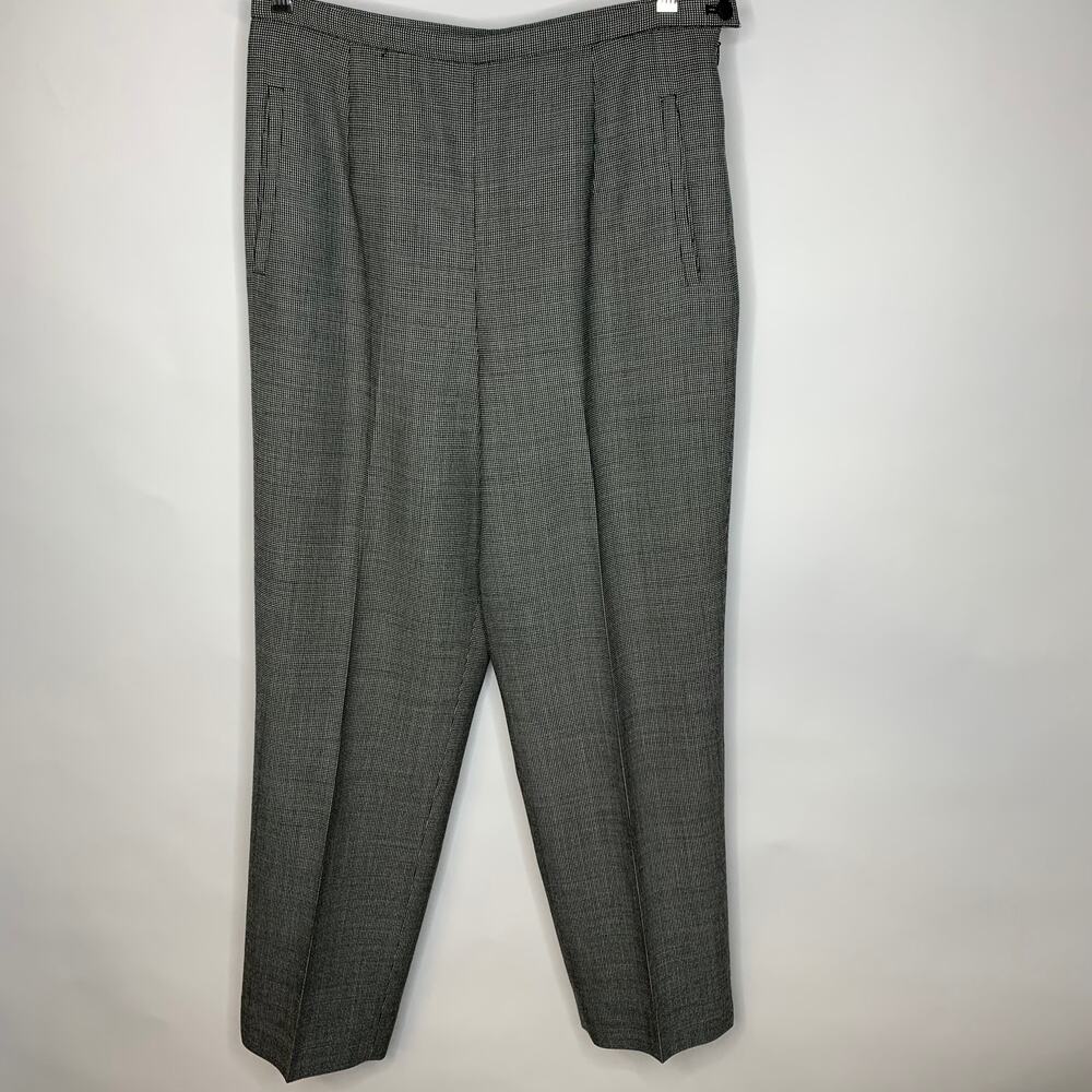 Pendleton Virgin Wool Microcheck Lined Pants Sz 8 - image 6